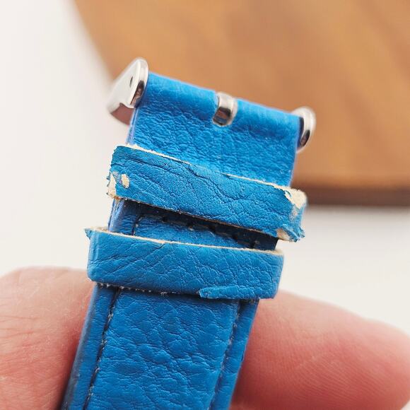 Accutime Women's Anchor Dial Watch Blue Nautical Coastal Fisherman Sailor Beachy - Picture 7 of 7